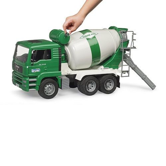 Bruder 02739 camion toupie vert