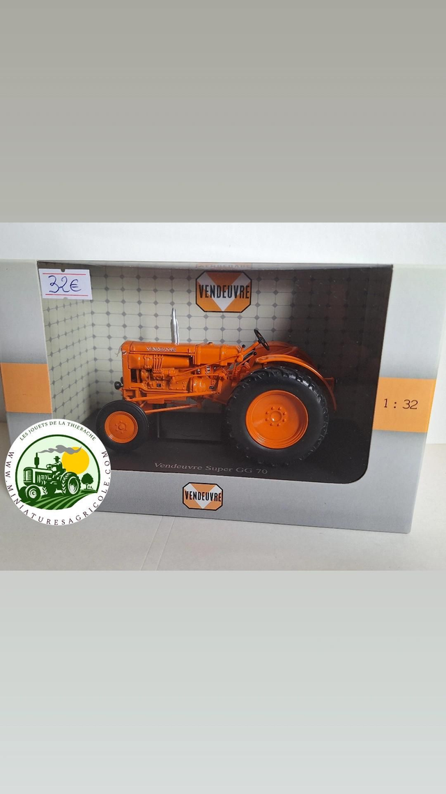 Universal hobbies UH2914 Tracteur Vendeuvre Super GG 70