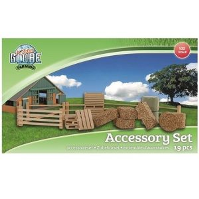 kids globe 610253 - Kids Globe 610253 Ensemble d`accessoires de ferme 19 pièces 1:32