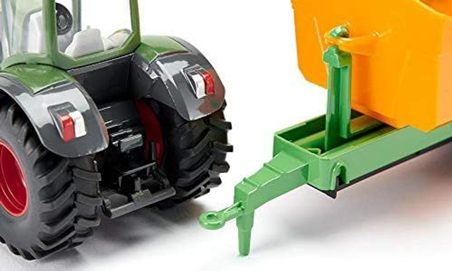 1989 Fendt avec benne sur crémaillère deposable