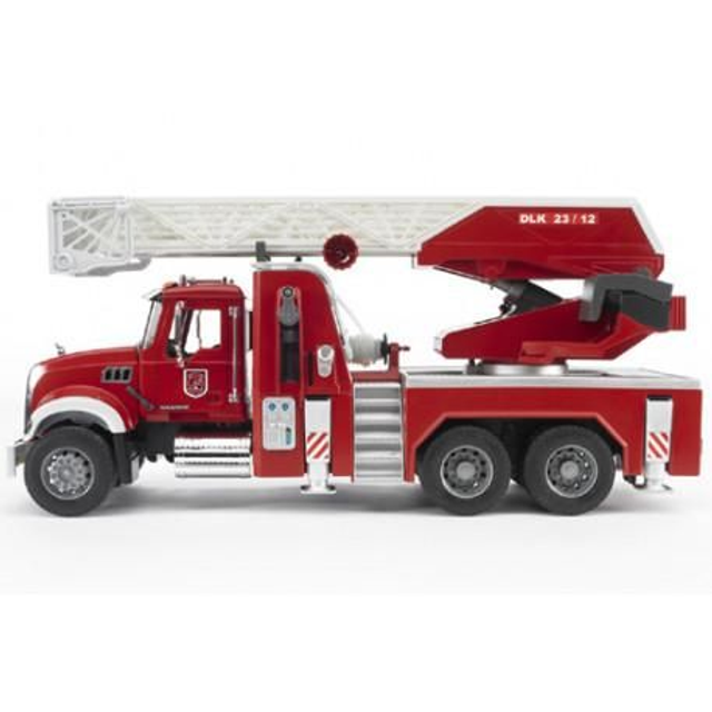 Camion de pompier avec échelle MACK Granite avec pompe 02821