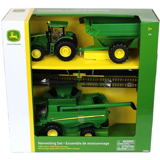 Moissonneuse-Batteuse JOHN DEERE S780 avec JOHN DEERE 7240R et transbordeur