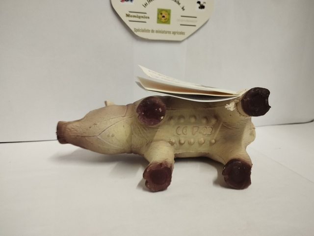 604 Cochon animal de jeu en caoutchouc naturel