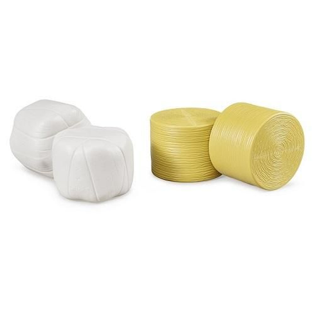 Bruder 02345 quatre balles rondes, 2 enrubannées, 2 nues
