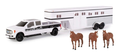 FORD F350 Super Duty avec remorque à col de cygne et chevaux