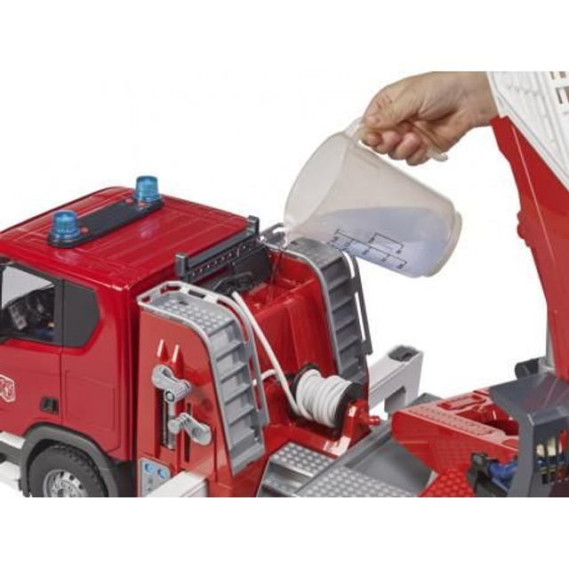 Camion de pompiers avec échelle Scania Super 560R - Bruder 03591