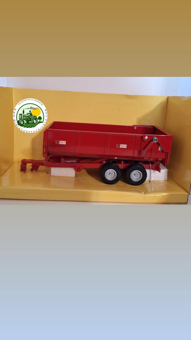 Remorque Marston 12-ton rouge basse