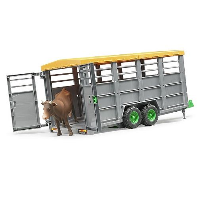 Bruder 02227 bétaillère avec une vache