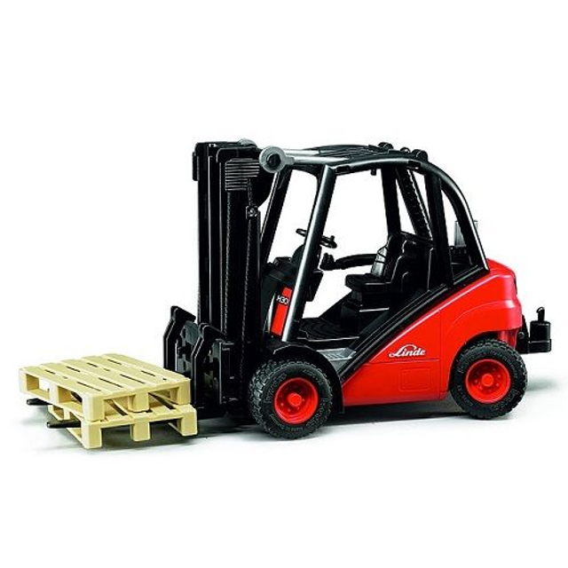 Bruder 02511 chariot élévateur rouge