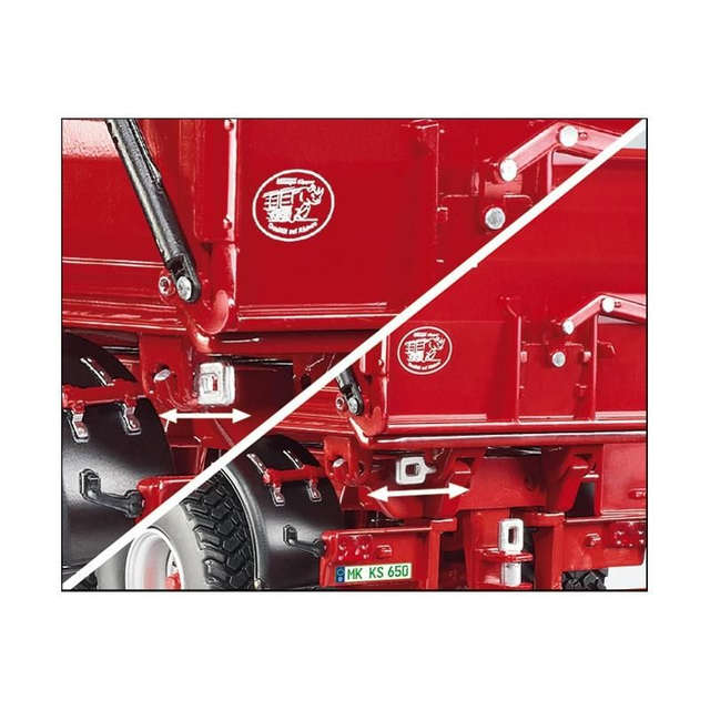 Remorque KRAMPE Big Body 650S Latéral W7335 WIKING 1/32