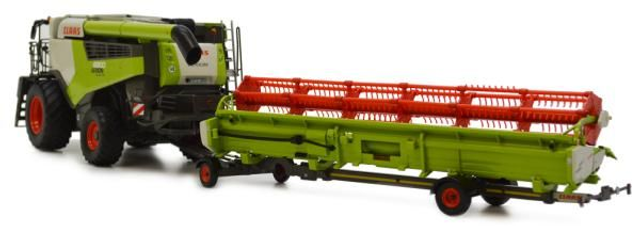 Moissonneuse CLAAS Lexion 6800 et chariot porte coupe