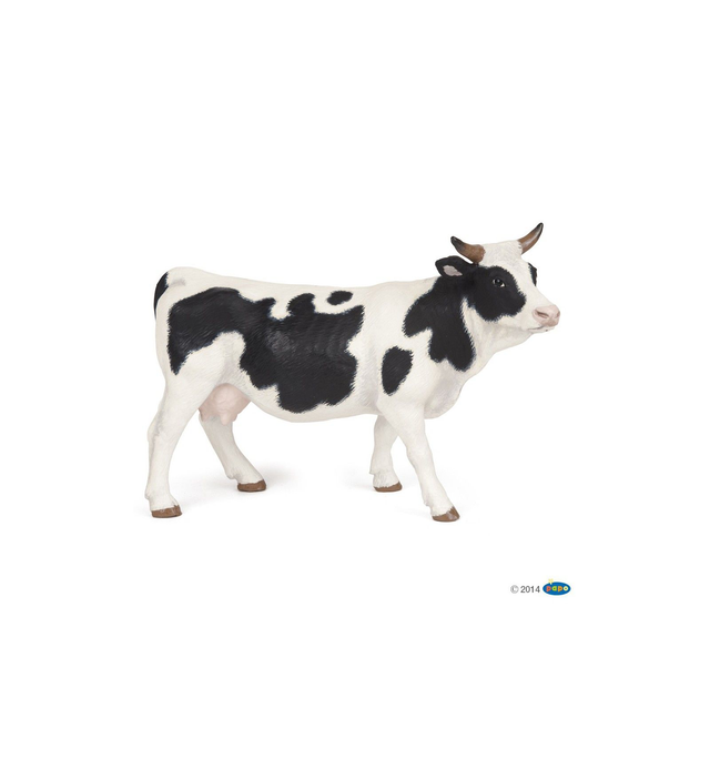 Papo 51148 vache noir et blanche
