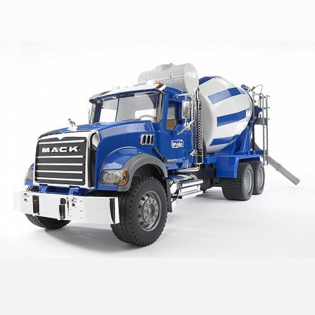 Bruder 02814 Mack camion toupie bleu