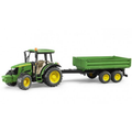 02108 John Deere 5115 avec remorque