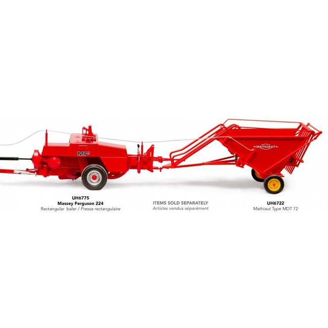 Presse à ballots MASSEY FERGUSON 224 UH 6775 UNIVERSAL HOBBIES 1/32