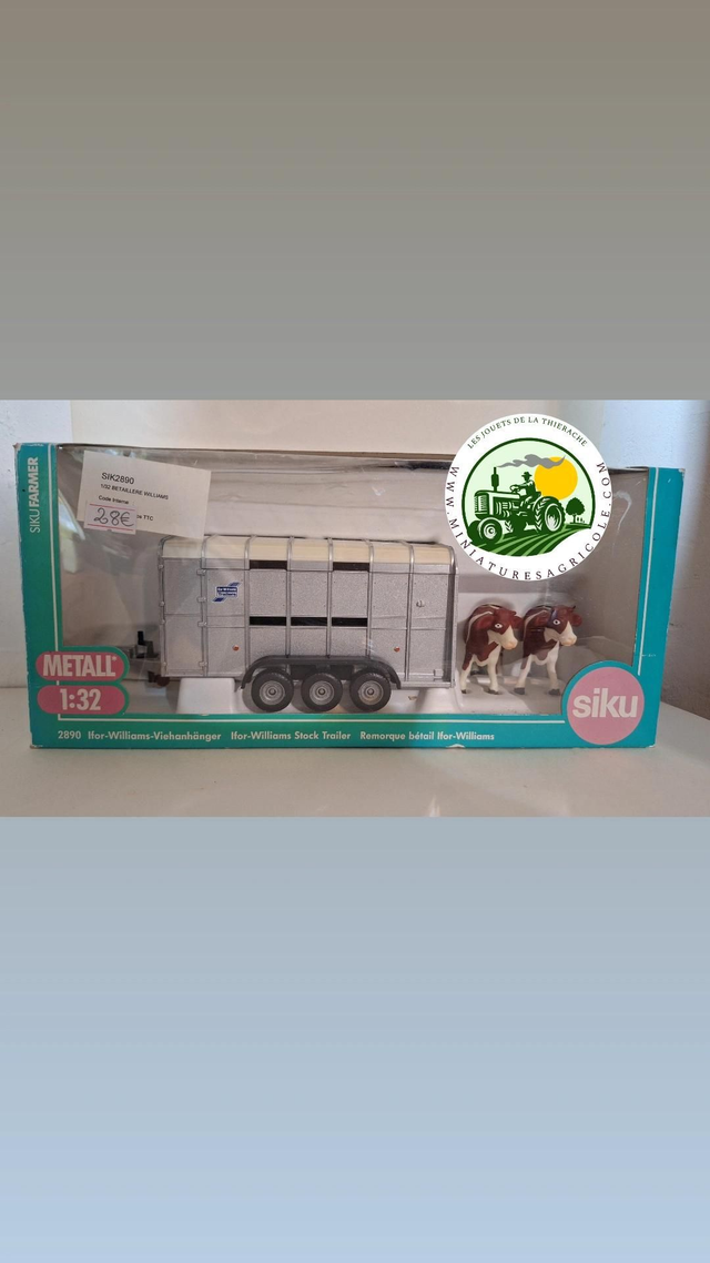 Betaillère 3 essieux IFOR WILLIAMS 2890 SIKU 1/32