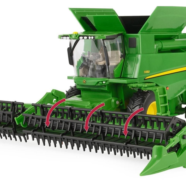 Moissonneuse-Batteuse JOHN DEERE S780 avec JOHN DEERE 7240R et transbordeur