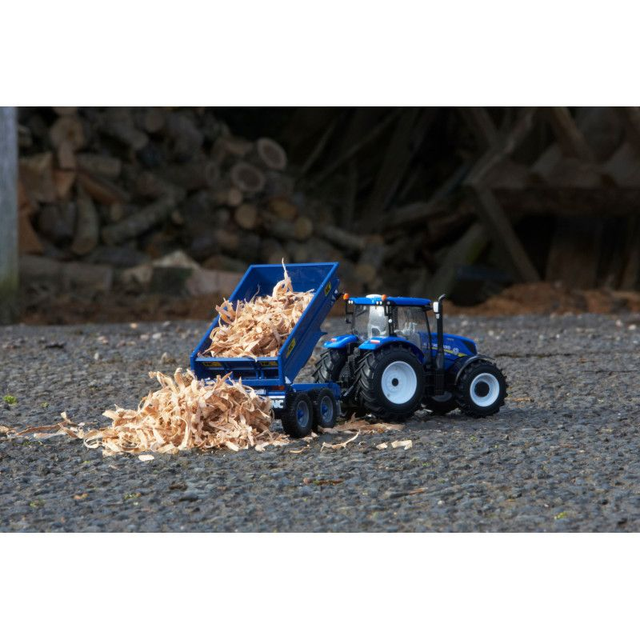 Britains 43268 New Holland T6 avec remorque basculante