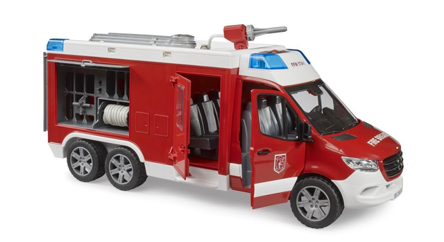 Fourgon de pompiers MB Sprinter avec module son et lumière