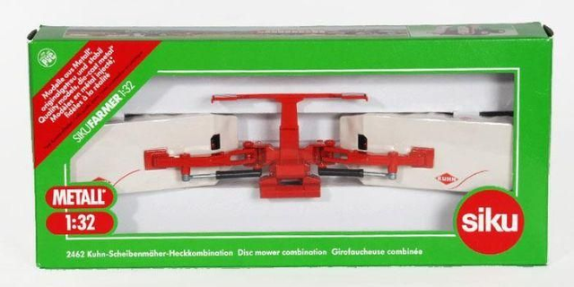 Miniature Faucheuse KUHN à l'échelle 1/32 fabriqué par SIKU 2462 Matériel de Fenaison