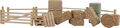 kids globe 610253 - Kids Globe 610253 Ensemble d`accessoires de ferme 19 pièces 1:32