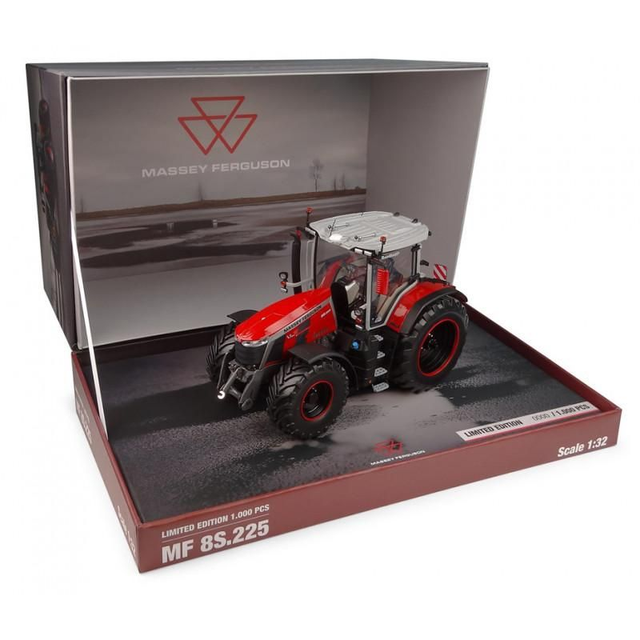 Coffret collector tracteur MASSEY FERGUSON 8S 225 Entrepreneur Beute UH 6857