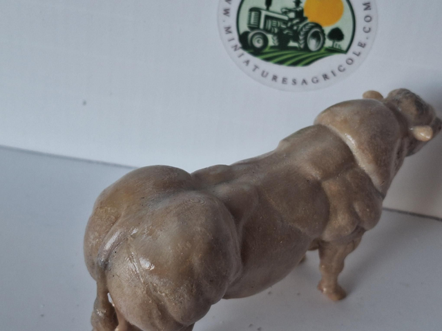 Miniatuur stier Belgisch Witblauw BW2