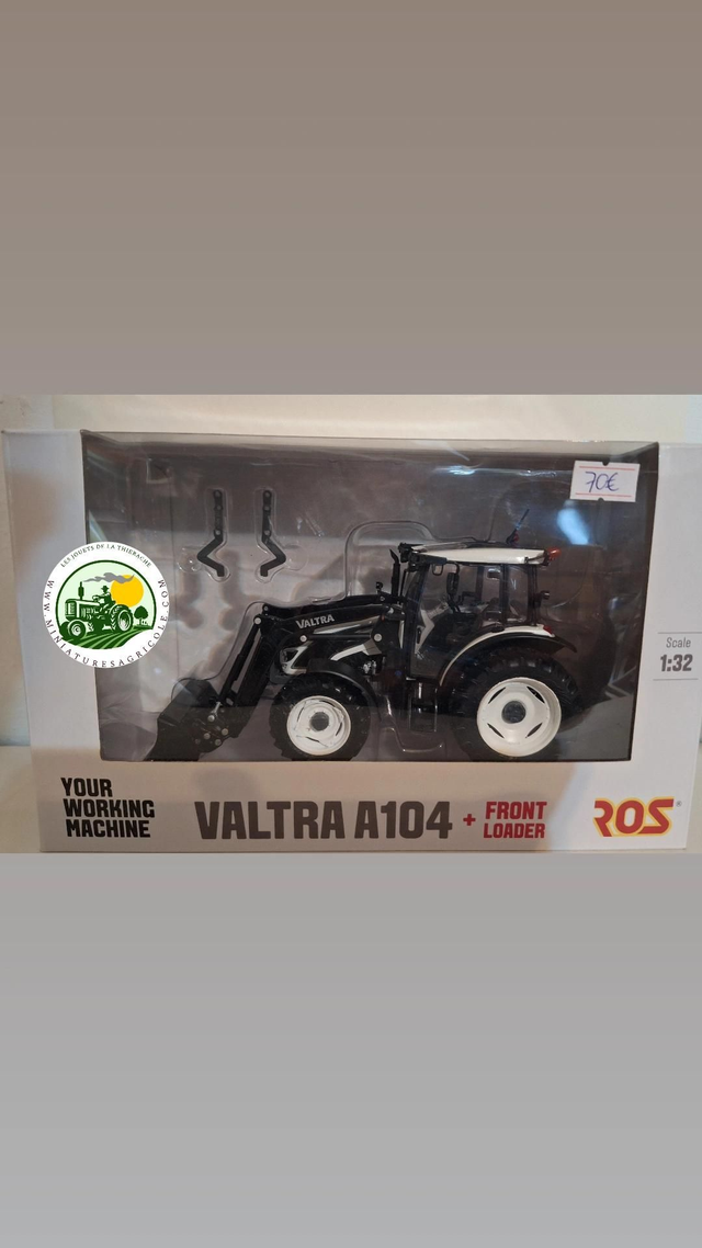 Valtra A104 avec chargeur ROS 301542