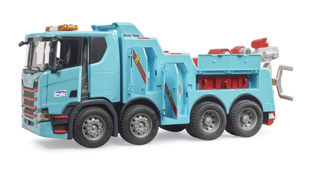 Camion de dépannage et de remorquage Scania Super 560R avec module son et lumière 03553