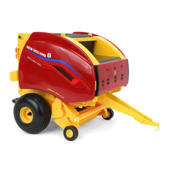 Presse à balles rondes NEW HOLLAND 560 Roll-belt avec balles
