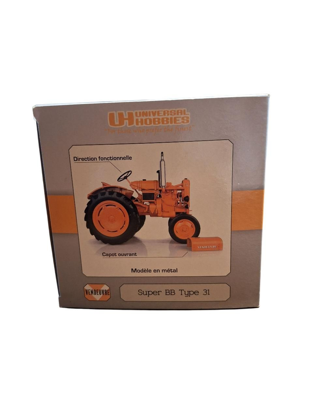 2832 Vendeuvre Super BB, tracteur type 31, 1:16