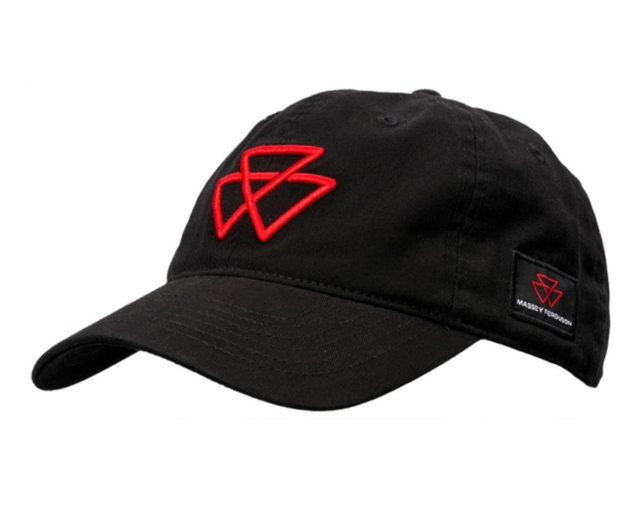 CASQUETTE noire et logo massey ferguson brodé