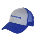 Casquette NEW HOLLAND grise et Bleue en Maille