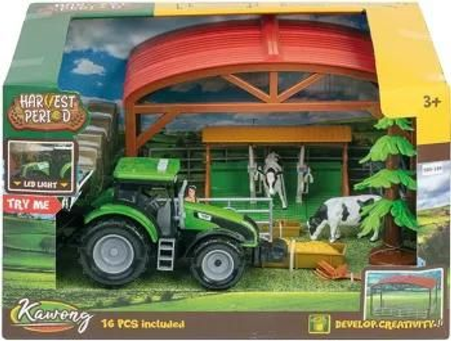 Coffret Étable Avec Tracteur Son et Lumière