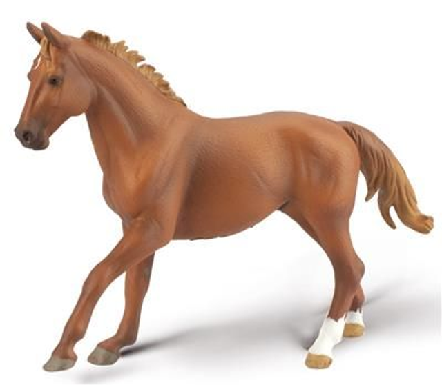 Collecta 80017 cheval patte arrière blanc