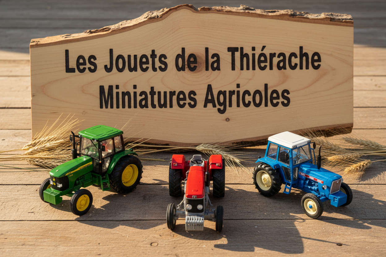 Les Jouets de la Thiérache - Miniatures Agricoles panneau lisible