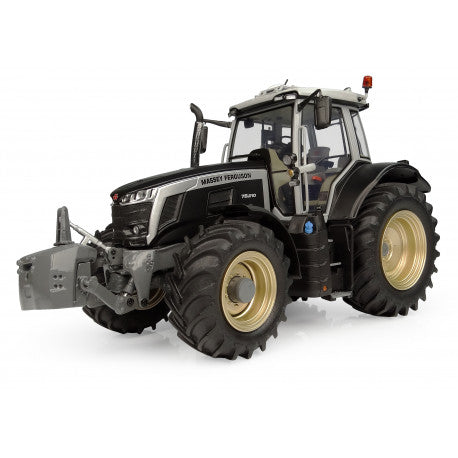 Universal Hobbies UH7207 - Massey Ferguson 7S.210 Noir Mat Jantes Dorées 1/32