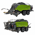 Presse à balles carrées miniature Claas Quadrant 5300 FC Evolution Night Edition – ROS 02682390 – 1/32