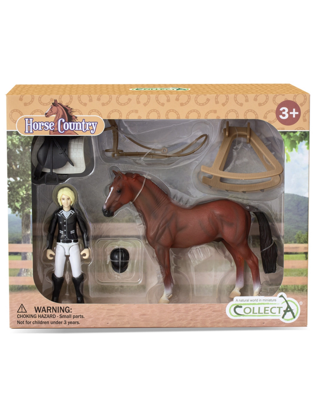 Cavalière de tournoi et accessoires CollectA – Coffret