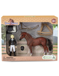 Cavalière de tournoi et accessoires CollectA – Coffret