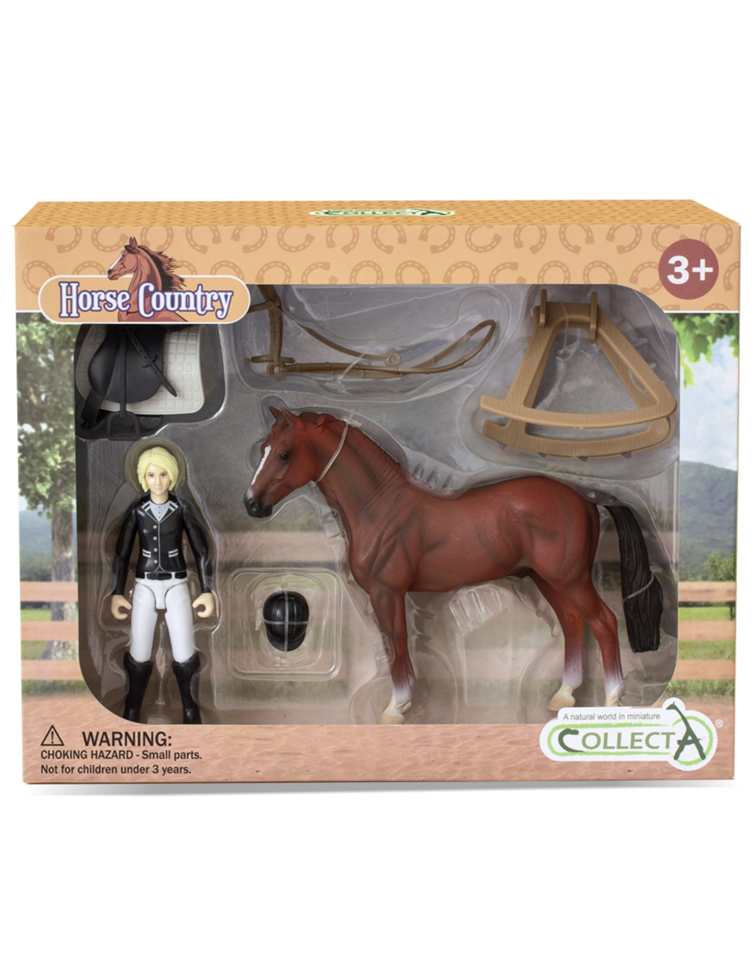 Cavalière de tournoi et accessoires CollectA – Coffret