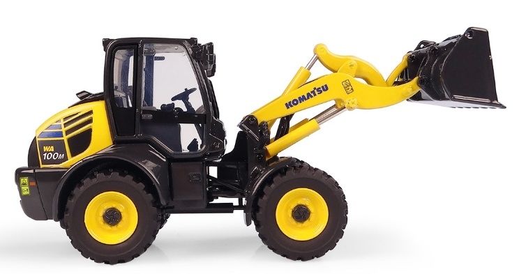 Chargeur sur pneus Komatsu WA100M UH8145 Universal Hobbies 1/50